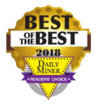 Daily Miner Best of the Best 2018 award